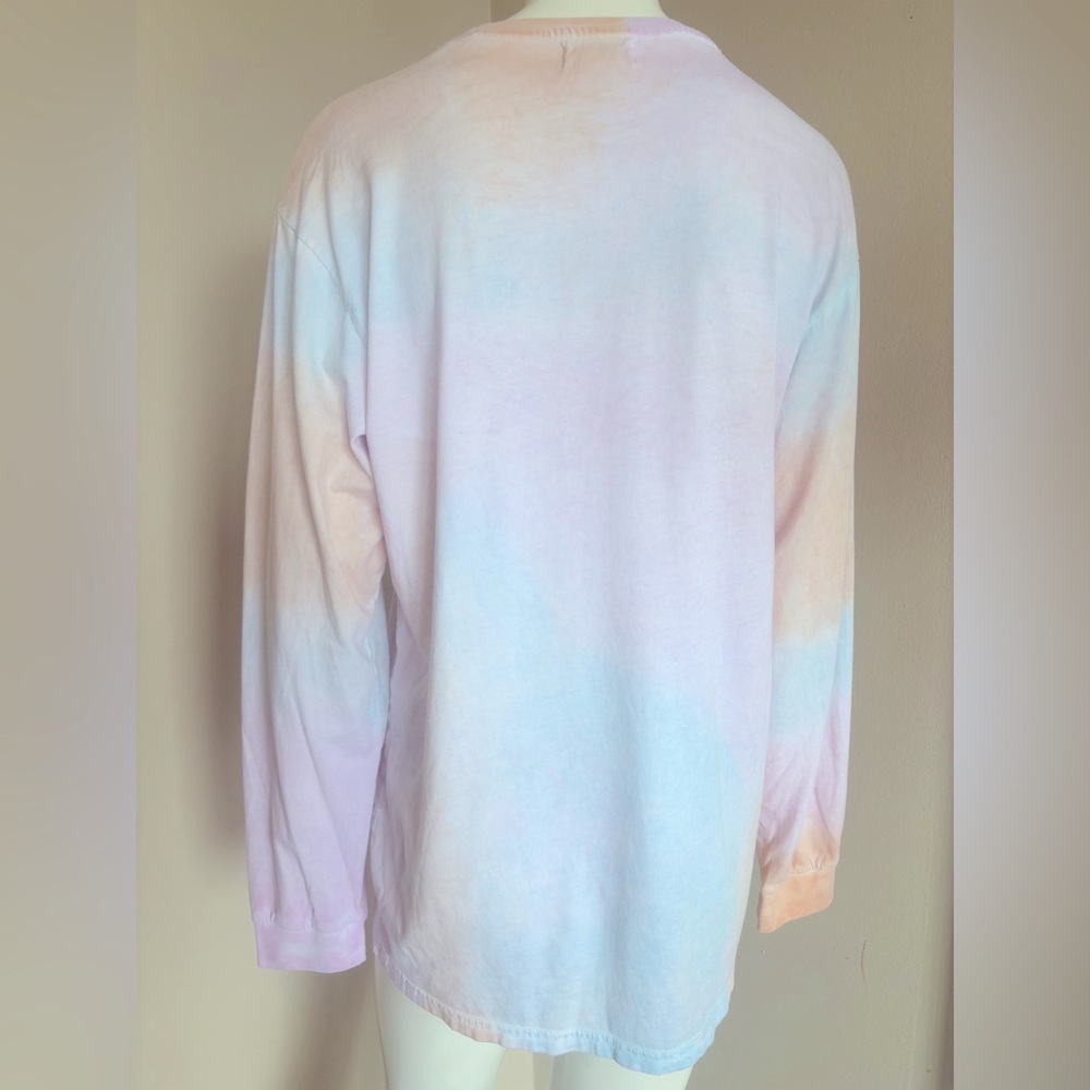 Sand Cloud Tie Dye Sherbet Organic Cotton Long Sleeve Tee T-Shirt Size Medium - Picture 5 of 12